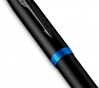 Ручка перьев. Parker IM Vibrant Rings F315 (2172858) Marine Blue PVD F сталь нержавеющая подар.кор. - купить недорого с доставкой в интернет-магазине