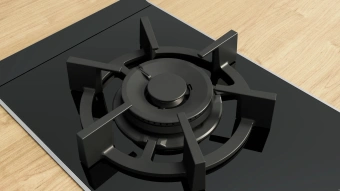 Газовая варочная поверхность Bosch PRA3A6I10 черный - купить недорого с доставкой в интернет-магазине