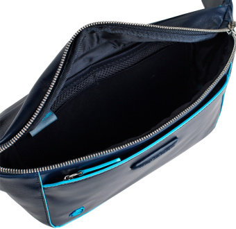 Сумка поясная Piquadro Blue Square CA2174B2/BLU2 синяя натур.кожа - купить недорого с доставкой в интернет-магазине