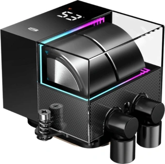 Система водяного охлаждения PcCooler DS360 BK Soc-AM5/AM4/1200/1700/1851 черный 4-pin Al LCD 310W Ret (DS360-BKNWXX-GL) - купить недорого с доставкой в интернет-магазине