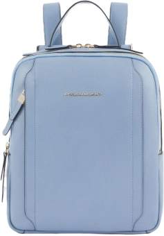 Рюкзак женский Piquadro Circle CA5566W92/AZ3 голубой кожа - купить недорого с доставкой в интернет-магазине