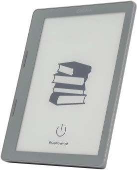 Электронная книга Digma E2 5.83" E-ink HD Carta 680x920 Touch Screen 1.2Ghz 1Gb/8Gb/SD/microSDHC/подсветка дисплея светло-серый - купить недорого с доставкой в интернет-магазине