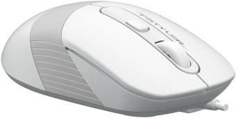 Мышь A4Tech Fstyler FM10S белый/серый оптическая 1600dpi silent USB 3but (FM10S USB WHITE) - купить недорого с доставкой в интернет-магазине