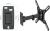 Кронштейн для телевизора Kromax CORBEL-4 черный 15"-42" макс.25кг настенный поворот и наклон - купить недорого с доставкой в интернет-магазине