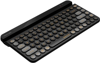 Клавиатура A4Tech FBK30 черный/серый USB беспроводная BT/Radio slim Multimedia (FBK30 BLACKCURRANT) - купить недорого с доставкой в интернет-магазине