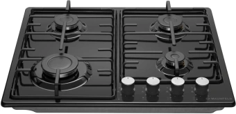 Газовая варочная поверхность Maunfeld EGHE.64.3STS-EB/G черный - купить недорого с доставкой в интернет-магазине