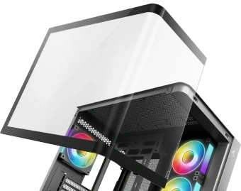 Корпус Deepcool CG530U 4F черный без БП ATX 10x120mm 4x140mm 1xUSB2.0 audio bott PSU - купить недорого с доставкой в интернет-магазине