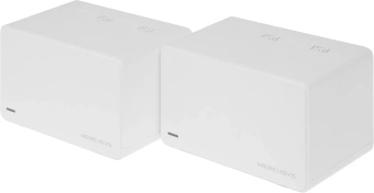Бесшовный Mesh роутер Mercusys HALO H80X(2-PACK) AX3000 10/100/1000BASE-TX белый (упак.:2шт) - купить недорого с доставкой в интернет-магазине