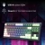 Клавиатура Оклик 711G серый/белый USB Multimedia for gamer LED (1790385) кабель 1.5м - купить недорого с доставкой в интернет-магазине