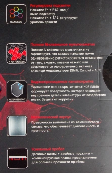 Клавиатура A4Tech Bloody B760 механическая серый USB for gamer LED (B760 GREY (BLACK SWITCH)) - купить недорого с доставкой в интернет-магазине