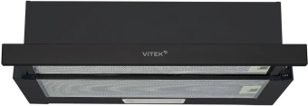 Вытяжка встраиваемая Vitek VT-TH 6020 BK черный управление: кулисные переключатели (1 мотор) - купить недорого с доставкой в интернет-магазине