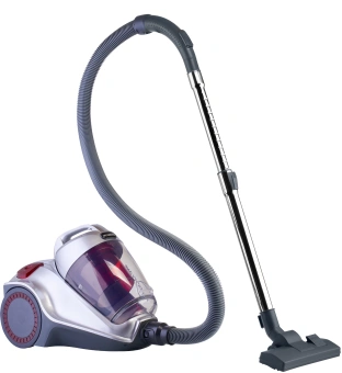 Пылесос Hyundai HYV-C4570 2400Вт серебристый/красный - купить недорого с доставкой в интернет-магазине