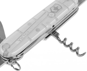 Нож перочинный Victorinox Climber (1.3703.T7) 91мм 14функц. серебристый полупрозрачный карт.коробка - купить недорого с доставкой в интернет-магазине