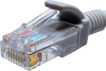 Патч-корд Suprlan 10-0144 UTP RJ-45 вил.-вилка RJ-45 кат.5E 3м серый LSZH 26AWG - купить недорого с доставкой в интернет-магазине