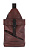 Рюкзак слинг Piquadro Harper CA5678AP/TM темно-коричневый кожа