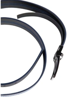 Ремень мужской Piquadro Blue Square CU6742B2/BLUN 125х3.5см синий/черный натур.кожа - купить недорого с доставкой в интернет-магазине