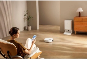 Пылесос-робот Xiaomi Robot Vacuum X20+ EU 75Вт белый - купить недорого с доставкой в интернет-магазине