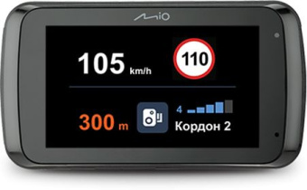 Видеорегистратор с радар-детектором Mio MiVue i85 ГЛОНАСС черный - купить недорого с доставкой в интернет-магазине