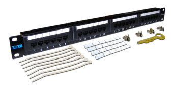 Патч-панель Lanmaster TWT-PP48UTP/6 19" 2U 48xRJ45 кат.6 UTP - купить недорого с доставкой в интернет-магазине