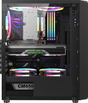 Корпус Formula Mana AR V2 черный без БП ATX 4x120mm 2xUSB2.0 1xUSB3.0 audio bott PSU - купить недорого с доставкой в интернет-магазине