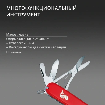 Нож перочинный Victorinox Fisherman (1.4733.72) 91мм 18функц. красный карт.коробка - купить недорого с доставкой в интернет-магазине