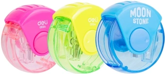 Точилка для карандашей ручная Deli E0554 1 отверстие пластик ассорти европодвес - купить недорого с доставкой в интернет-магазине