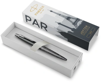 Ручка шариков. Parker Jotter Paris K179 (2221601) серый мет. M подар.кор. - купить недорого с доставкой в интернет-магазине
