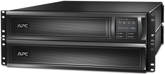 Источник бесперебойного питания APC Smart-UPS X SMX3000RMHV2U 2700Вт 3000ВА черный - купить недорого с доставкой в интернет-магазине