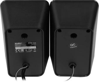 Колонки Sven 312 2.0 черный 4Вт - купить недорого с доставкой в интернет-магазине