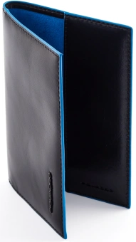 Обложка для паспорта Piquadro Blue Square PP5255B2/N черный натур.кожа - купить недорого с доставкой в интернет-магазине