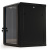Шкаф коммутационный Hyperline (TWB-0666-GP-RAL9004) настенный 6U 600x600мм пер.дв.стекл 2 бок.пан. 60кг черный 367мм IP20 сталь - купить недорого с доставкой в интернет-магазине