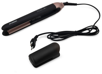 Выпрямитель Hyundai H-HS1272 40Вт черный макс.темп.:200С покрытие:керамико-турмалиновое - купить недорого с доставкой в интернет-магазине