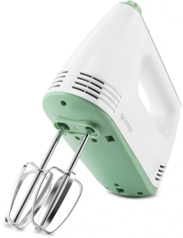 Миксер ручной Vitek VT-1405 400Вт белый/салатовый - купить недорого с доставкой в интернет-магазине