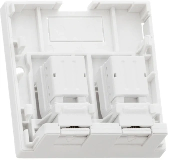 Розетка Nikomax NMC-WO2UD2-FT-ST-WT информ. Keystone RJ45 2 кат.5E UTP бел. - купить недорого с доставкой в интернет-магазине