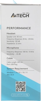 Наушники с микрофоном A4Tech Fstyler FH100U желтый/черный 2м накладные USB оголовье (FH100U (BUMBLEBEE)) - купить недорого с доставкой в интернет-магазине