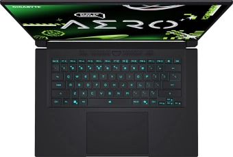 Ноутбук Gigabyte Aero X16 1VH Ryzen AI 7 350 16Gb SSD512Gb NVIDIA GeForce RTX 5060 8Gb 16" IPS QHD+ (2560x1600) без ОС black WiFi BT Cam (1VH93KZC93AD) - купить недорого с доставкой в интернет-магазине