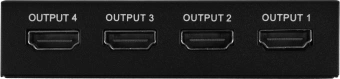 Сплиттер аудио-видео Premier 5-872-4 HDMI (f)/4xHDMI (f) черный - купить недорого с доставкой в интернет-магазине