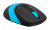 Мышь A4Tech Fstyler FG10 черный/синий оптическая (2000dpi) беспроводная USB (4but) - купить недорого с доставкой в интернет-магазине