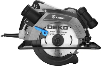 Циркулярная пила (дисковая) Deko CSDK-1500 PRO 1500Вт (ручная) D диска.:165мм (085-1150) - купить недорого с доставкой в интернет-магазине
