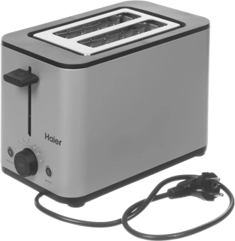 Тостер Haier HT-601 900Вт серебристый - купить недорого с доставкой в интернет-магазине