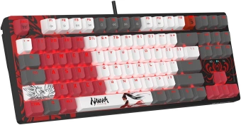 Клавиатура A4Tech Bloody S87 Naraka механическая черный/красный USB for gamer LED (S87 NARAKA) - купить недорого с доставкой в интернет-магазине