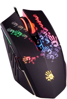 Мышь A4Tech Bloody A60A черный оптическая 6200dpi USB 8but (A60 ACTIVATED) - купить недорого с доставкой в интернет-магазине