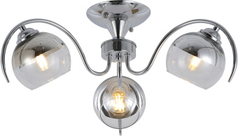 Люстра Hiper H217-3 потолоч. хром/прозрач. - купить недорого с доставкой в интернет-магазине