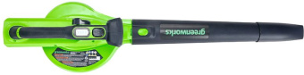 Воздуходувка-пылесос Greenworks GD40BV пит.:от аккум. зеленый/черный - купить недорого с доставкой в интернет-магазине