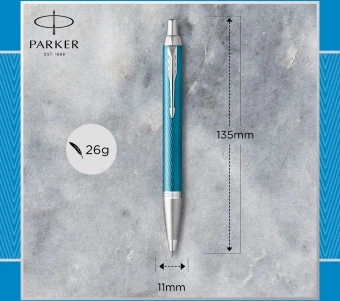 Ручка шариков. Parker IM Premium K318 (CW2143645) Blue Grey CT M син. черн. подар.кор. - купить недорого с доставкой в интернет-магазине