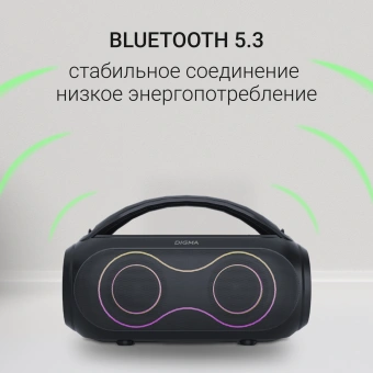 Колонка порт. Digma D-PS1532 черный 60W 2.0 BT 10м 3600mAh (PS1532B) - купить недорого с доставкой в интернет-магазине