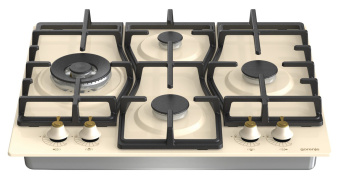 Газовая варочная поверхность Gorenje GW6D42CLI слоновая кость - купить недорого с доставкой в интернет-магазине