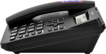 Телефон проводной Texet TX-264 черный - купить недорого с доставкой в интернет-магазине