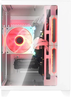 Корпус Bloody BD-CC105 белый без БП mATX 5x120mm 1xUSB2.0 1xUSB3.0 audio bott PSU - купить недорого с доставкой в интернет-магазине