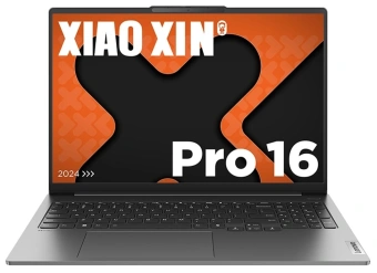 Ноутбук Lenovo Xiaoxin Pro16 AHP9 Ryzen 7 8745H 24Gb SSD1Tb AMD Radeon 780M 16" OLED 2.5K (2560x1600) Windows 11 Home grey WiFi BT Cam - купить недорого с доставкой в интернет-магазине